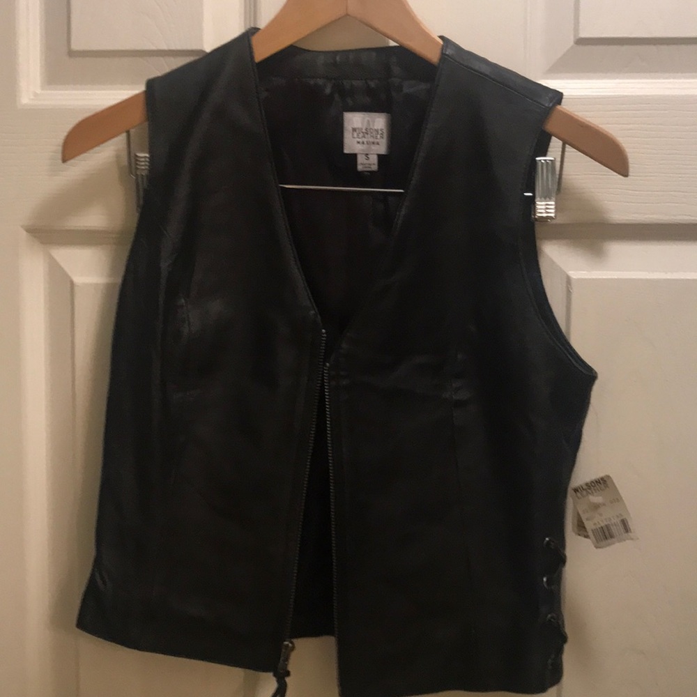Wilson leather vest